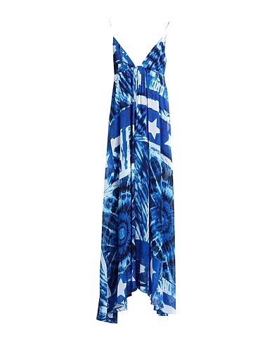 JUST CAVALLI Long dress Blue 100% Viscose
