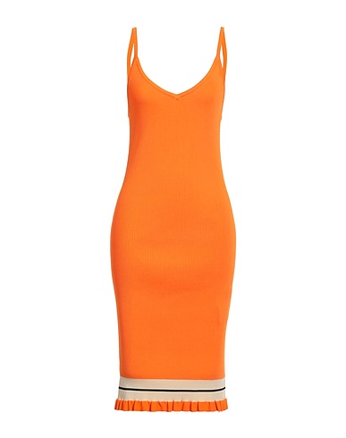 PALM ANGELS Midi dress Mandarin 81% Viscose, 17% Polyamide, 2% Polyester