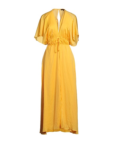 MAJE Vestito lungo Giallo 100% Poliestere