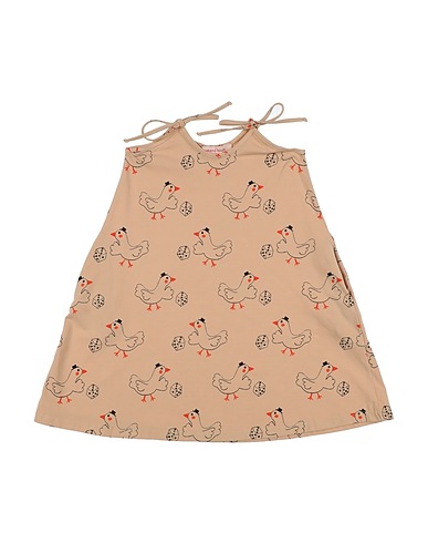 WEEKEND HOUSE KIDS Dress Beige 96% Cotton, 4% Elastane