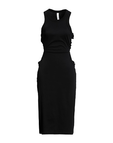 DION LEE Midi dress Black 100% Cotton