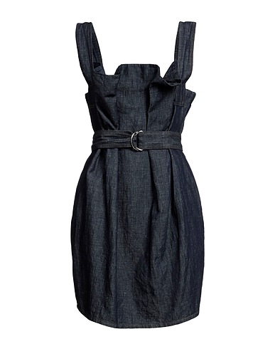 DEPARTMENT 5 Denim dress Blue 60% Cotton, 40% Linen