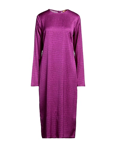 THE ANDAMANE Midi dress Mauve 97% Viscose, 3% Elastane