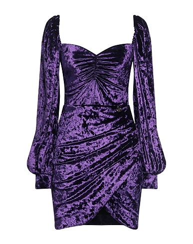 GAëLLE Paris Short dress Purple 90% Polyester, 10% Elastane