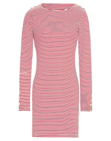 MELISSA ODABASH Sheath dress Red 91% Polyamide, 9% Elastane