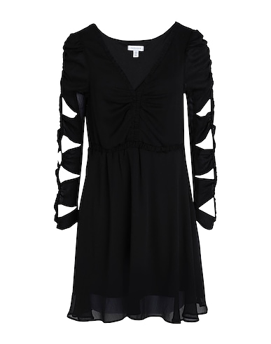 TOPSHOP Short dress Black 100% Polyester