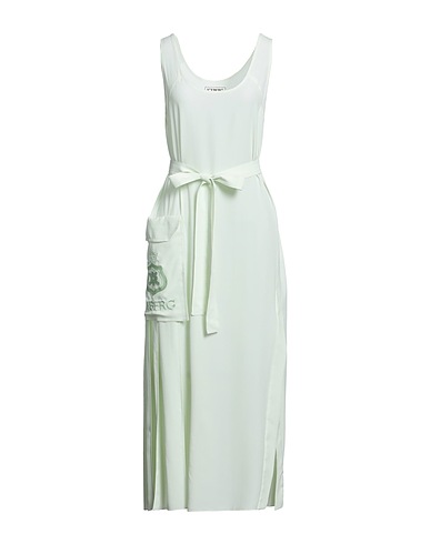 ICEBERG Vestito midi Verde chiaro 69% Acetato, 31% Seta
