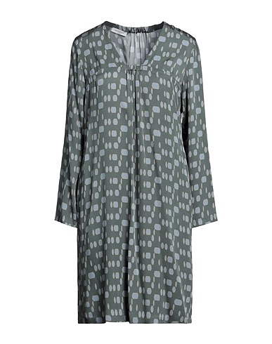 ROSSOPURO Robe mi-longue Vert sauge 70% Viscose, 30% Soie