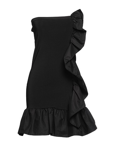 ACTITUDE by TWINSET Short dress Black 84% Viscose, 16% Polyamide, Cotton, Elastane