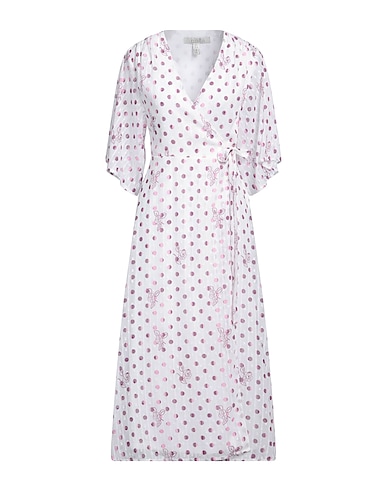 LIQUORISH Midi dress White 100% Polyester