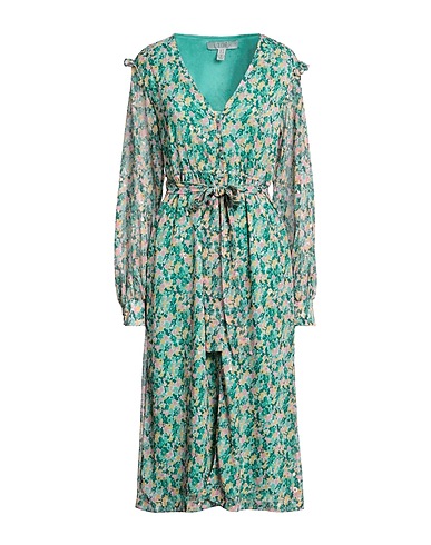 LIQUORISH Midi dress Green 100% Polyester