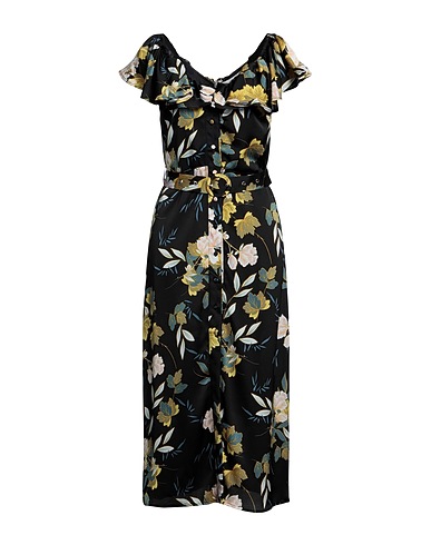 LIQUORISH Midi dress Black 100% Polyester