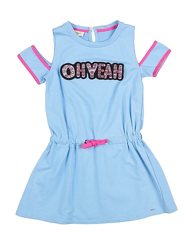 PINKO UP Dress Pastel blue 95% Cotton, 5% Elastane
