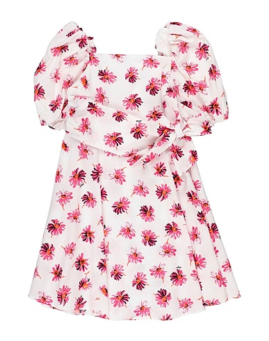 MSGM Dress White 100% Cotton