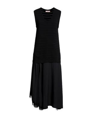 TWINSET ひざ丈ワンピース ブラック レディース