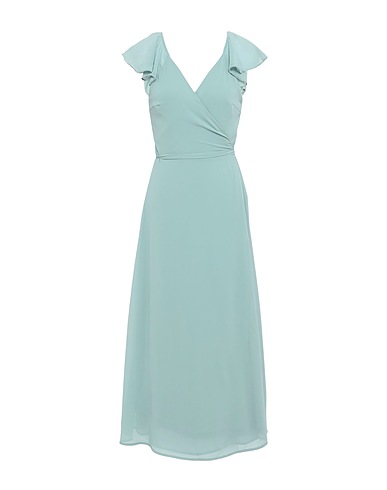 VILA Midi dress VIBONAN S/S V-NECK MIDI DRESS/BM/DC/SU
 Sage green 56% Recycled polyester, 44% Polyester