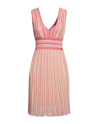 NENETTE Midi dress Pink 70% Viscose, 30% Polyester