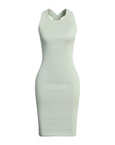 GUESS Midi dress Light green 65% Viscose, 35% Polyamide