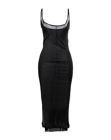 RICK OWENS LILIES Long dress Black 95% Viscose, 5% Elastane
