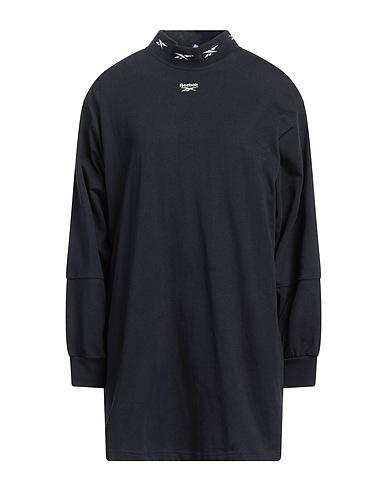 REEBOK Short dress Black 100% Cotton, Elastane