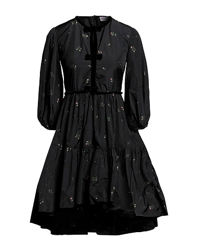 REDValentino Short dress Black 100% Polyester, Cotton