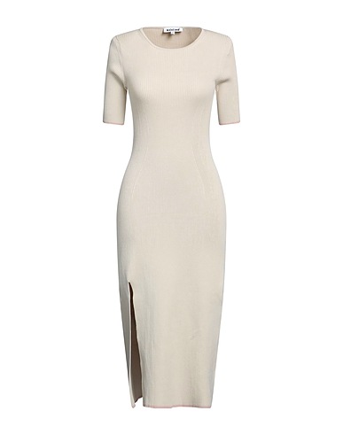 KOCHÉ Midi dress Cream 70% Viscose, 30% Polyester