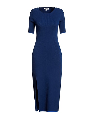 KOCHÉ Midi dress Blue 70% Viscose, 30% Polyester