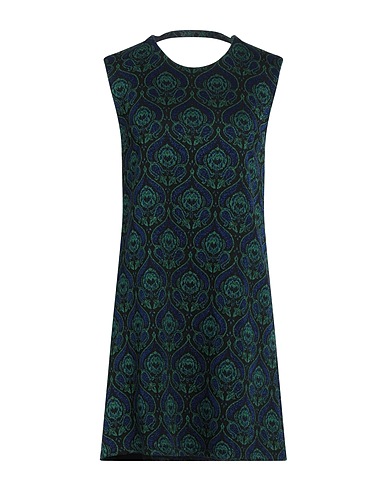 SISTE'S Short dress Black 74% Polyester, 17% Viscose, 7% Nylon, 1% Acrylic, 1% Elastane
