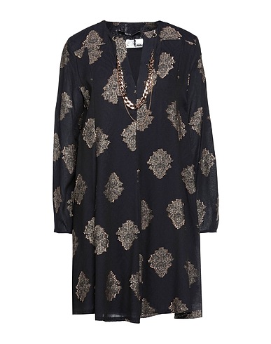 SISTE'S Short dress Black 94% Viscose, 3% Polyester, 3% Polyamide