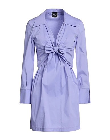 MEM.JS Short dress Mauve 79% Cotton, 18% Polyamide, 3% Elastane