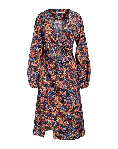 NA-KD Midi dress Midnight blue 86% Modal, 14% Polyester