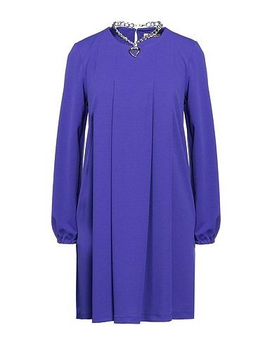 NO-NÀ Short dress Dark purple 95% Polyester, 5% Elastane