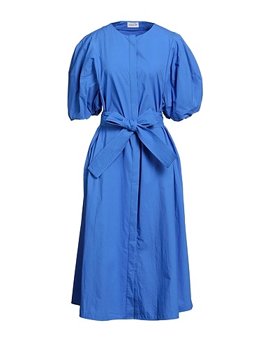 P.A.R.O.S.H. Hemdkleid Blau 100% Baumwolle