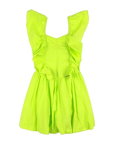 TWINSET Robe Vert lime 96% Coton, 4% Élasthanne