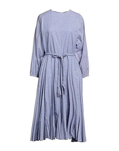 JUCCA Midi dress Lilac 95% Cotton, 5% Metallic fiber