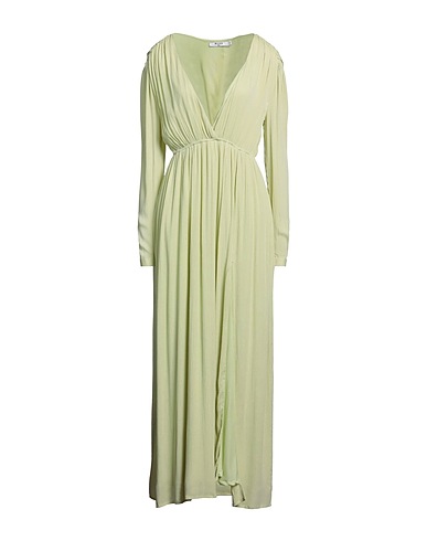 NA-KD Long dress Light green 100% Viscose