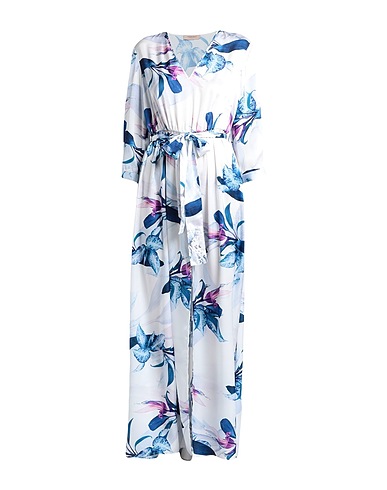 TWINSET Long dress White 100% Polyester