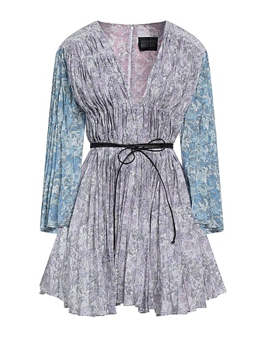GIOVANNI BEDIN Short dress Mauve 100% Silk