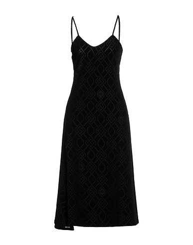 KOCHÉ Midi dress Black 78% Viscose, 18% Polyamide, 4% Elastane