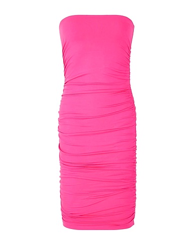 8 by YOOX Sheath dress JERSEY BANDEAU MINI DRESS
 Fuchsia 95% Viscose, 5% Elastane