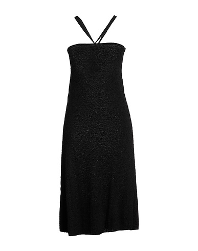 NA-KD Midi-Kleid Schwarz 100% Acryl