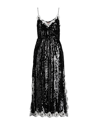 TWINSET Midi dress Black 100% Polyester