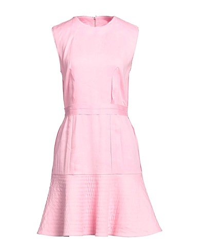 MOSCHINO Vestito corto Rosa 38% Lyocell, 37% Lino, 20% Cotone, 5% Elastan