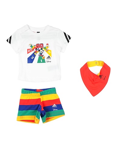 ADIDAS Babykleidung-Set  adidas x Disney Mickey Mouse Gift Set
 Weiß 100% Baumwolle