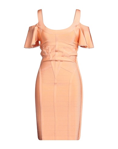 MARCIANO by GUESS Short dress Apricot 83% Viscose, 16% Polyamide, 1% Elastane