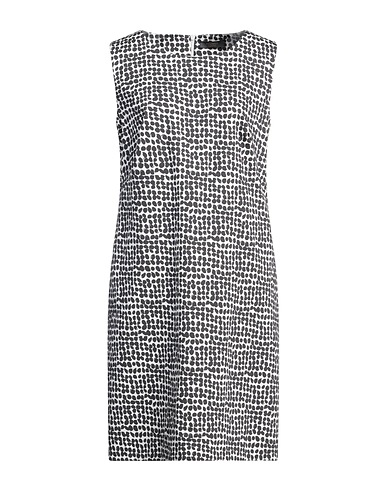 PESERICO Office dress Black 98% Cotton, 2% Elastane