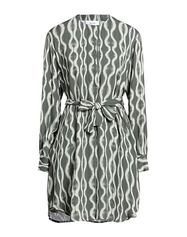 AGLINI Shirt dress Military green 100% Viscose