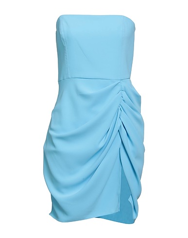 AMANDA UPRICHARD Kurzes Kleid Himmelblau 100% Polyester