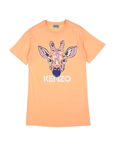 KENZO KIDS Dress Apricot 100% Cotton