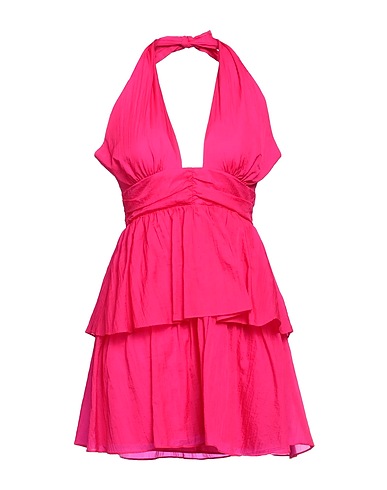 AMANDA UPRICHARD Short dress Fuchsia 100% Nylon